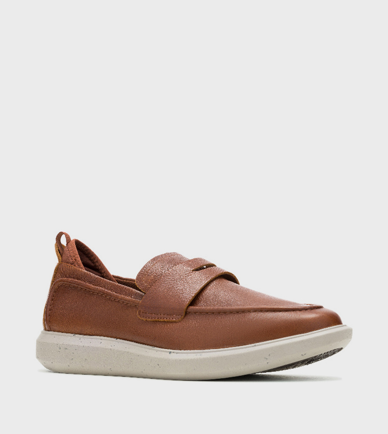 Round Toe Slip-On Shoes