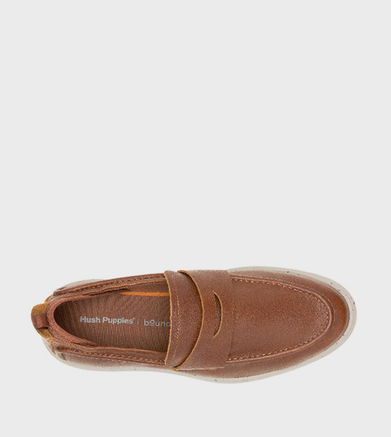 Round Toe Slip-On Shoes