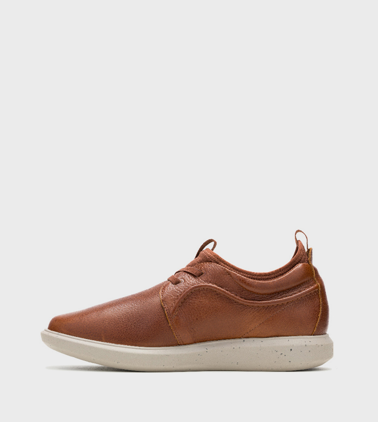 Round Toe Lace-Up Sneakers