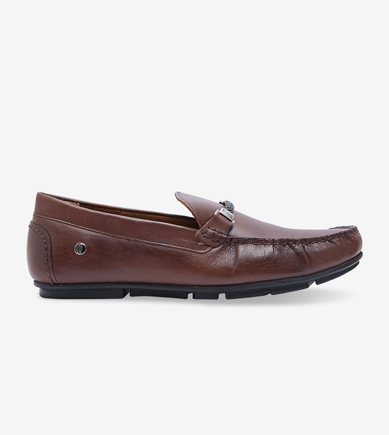 Buy Hush Puppies Jace Rope Round Toe Stitch Details Aston Saddle Mocc