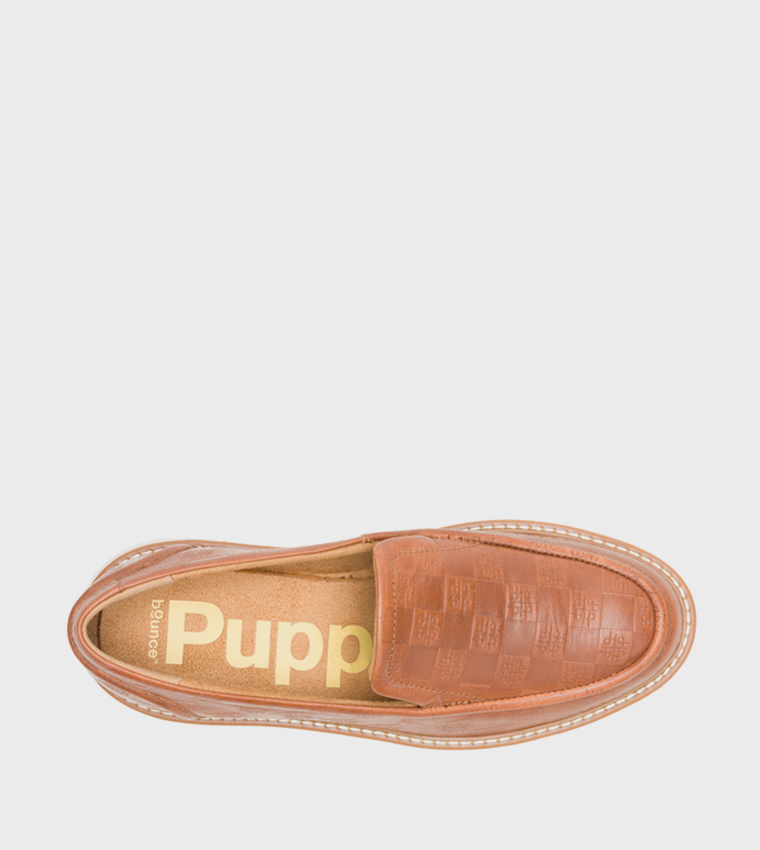 JODIE Monogram Patterned Penny Loafers