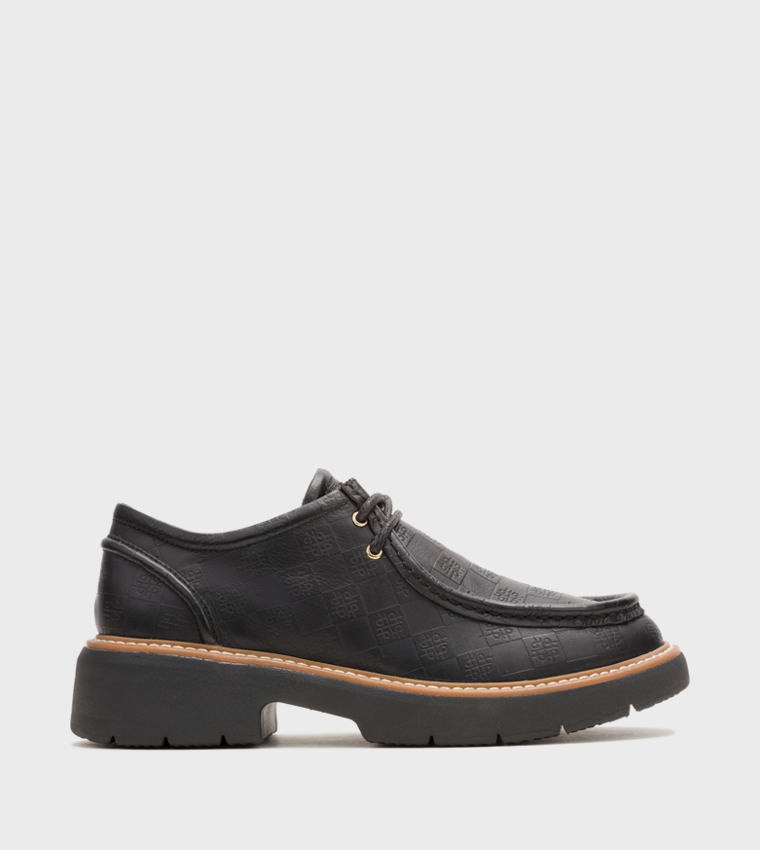 JODIE Monogram Patterned Tyrolean Shoes