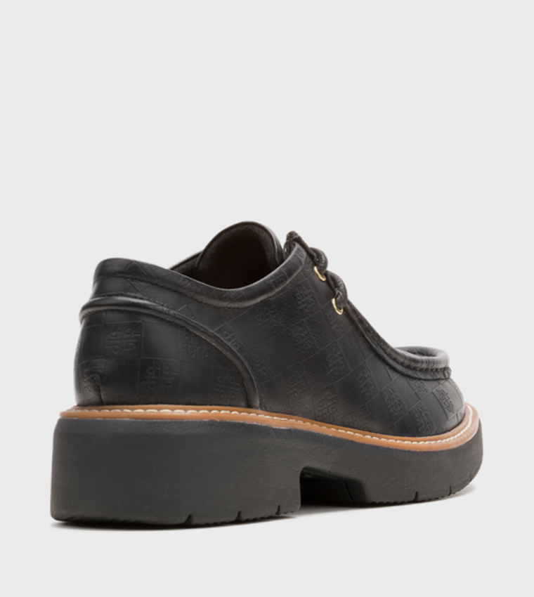 JODIE Monogram Patterned Tyrolean Shoes