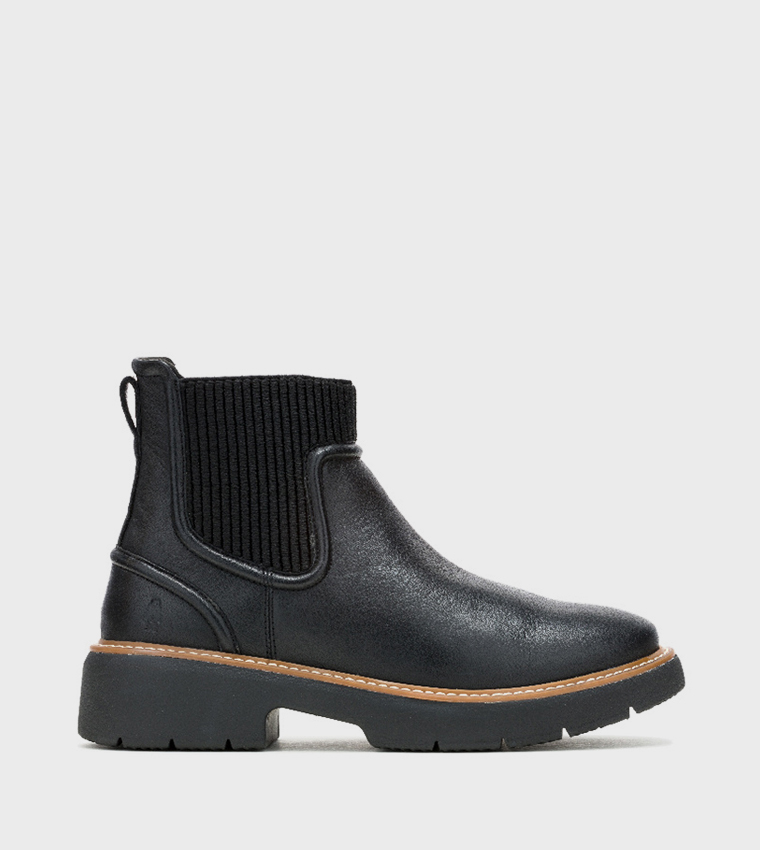JODIE Textured Chelsea Boots