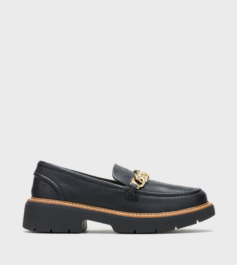 JODIE BIT Metal Accent Loafers