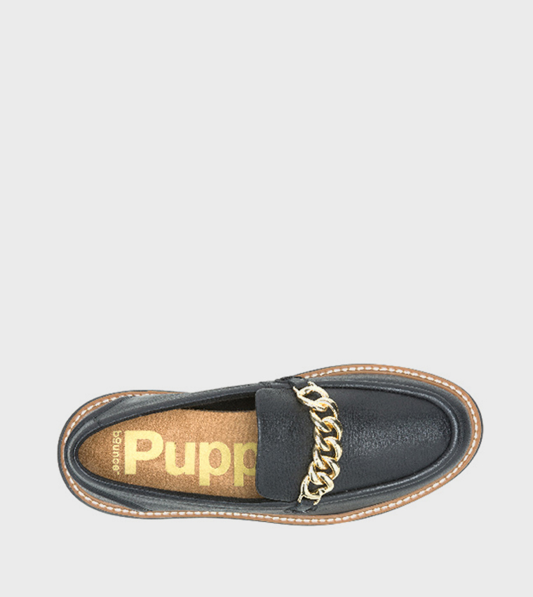 JODIE BIT Metal Accent Loafers