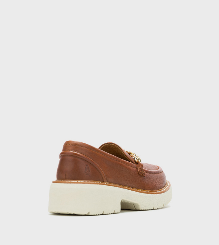 JODIE BIT Metal Accent Loafers