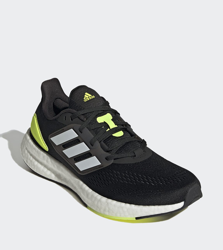 Buy Adidas Pureboost 22 Lace Up Running Shoes In Black | 6thStreet Oman