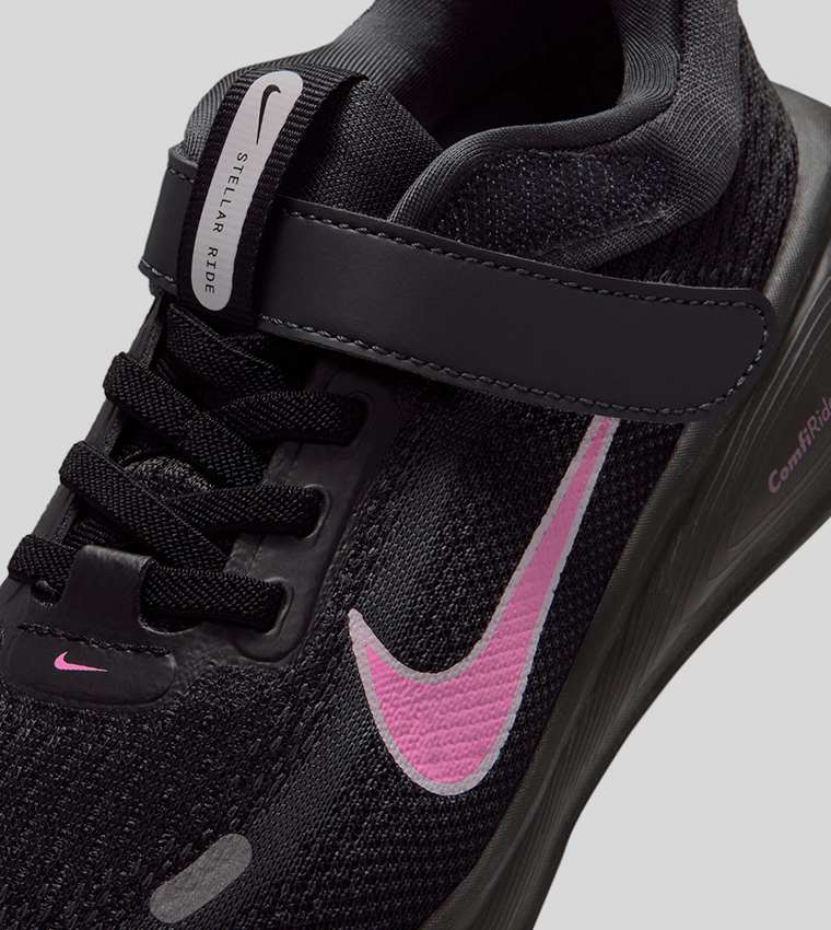 STELLAR RIDE Logo Detail Velcro Running Shoes