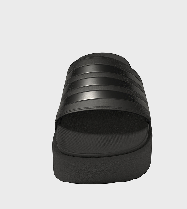 Buy Adidas ADILETTE Solid Platform Slides In Black 6thStreet UAE