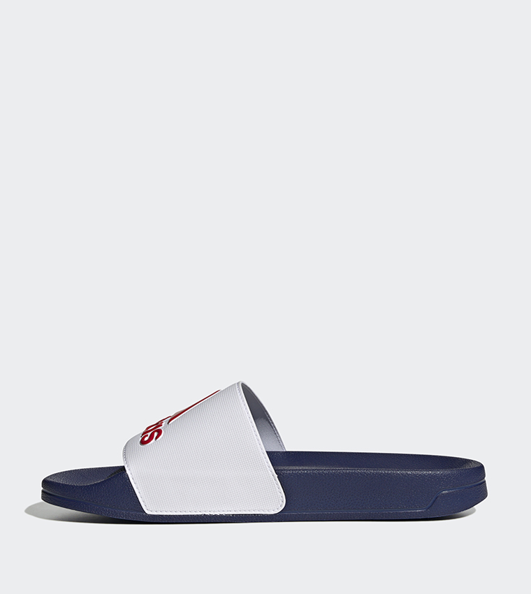 ADILETTE SHOWER Logo Detail Slides