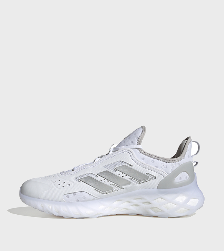 Buy Adidas WEB BOOST Lace Up Running Shoes In White 6thStreet Bahrain