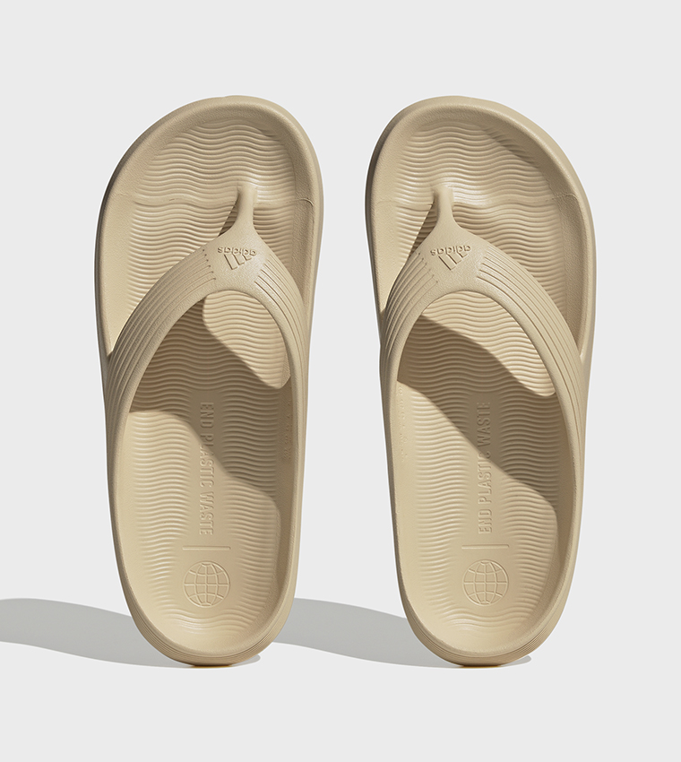 Buy Adidas ADICANE Textured Flip Flops In Beige 6thStreet Bahrain
