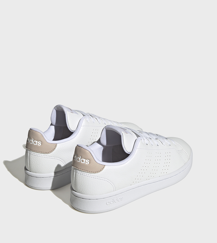Buy Adidas ADVANTAGE Textured Lace Up Tennis Shoes In White 6thStreet Bahrain