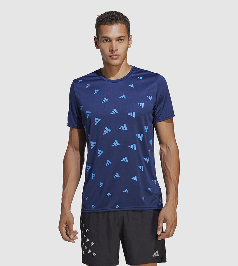 Logo Detail Crew Neck Athleisure T-Shirt