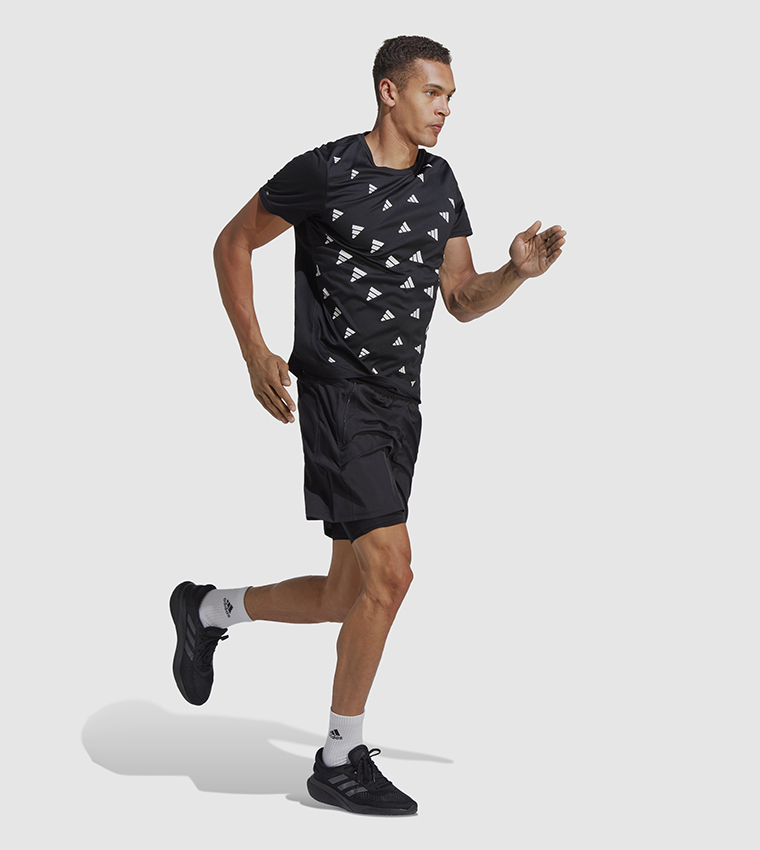 Logo Detail Crew Neck Athleisure T-Shirt