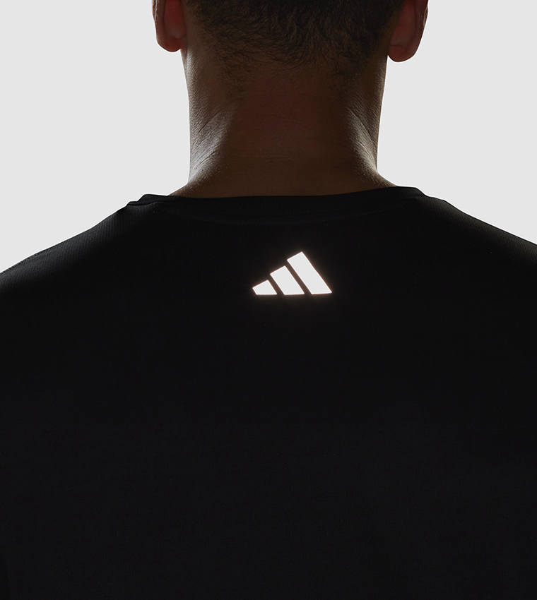Logo Detail Crew Neck Athleisure T-Shirt