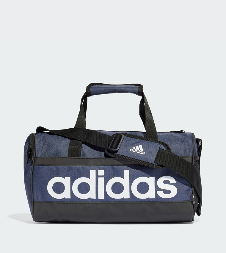 Adidas grey duffle bag deals
