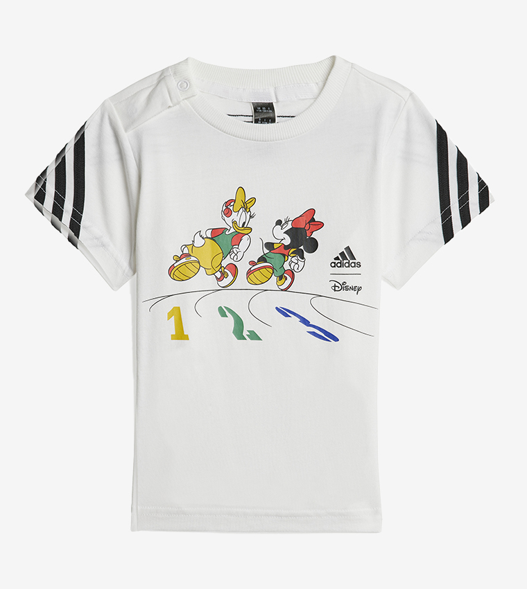 Buy Adidas Disney Mickey Mouse Printed T Shirt In White 6thStreet Saudi Arabia