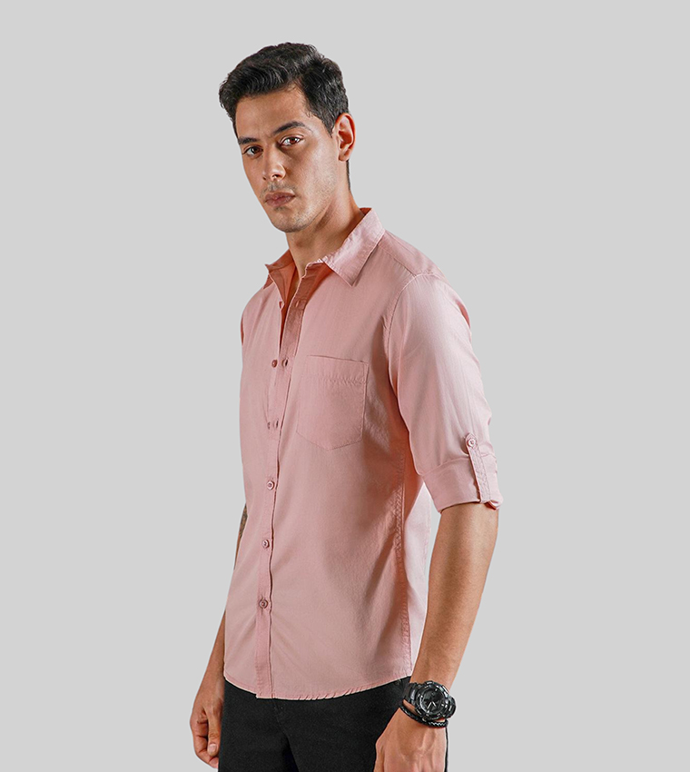 Solid Long Sleeves Shirt