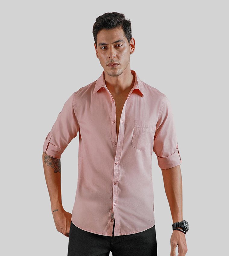 Solid Long Sleeves Shirt
