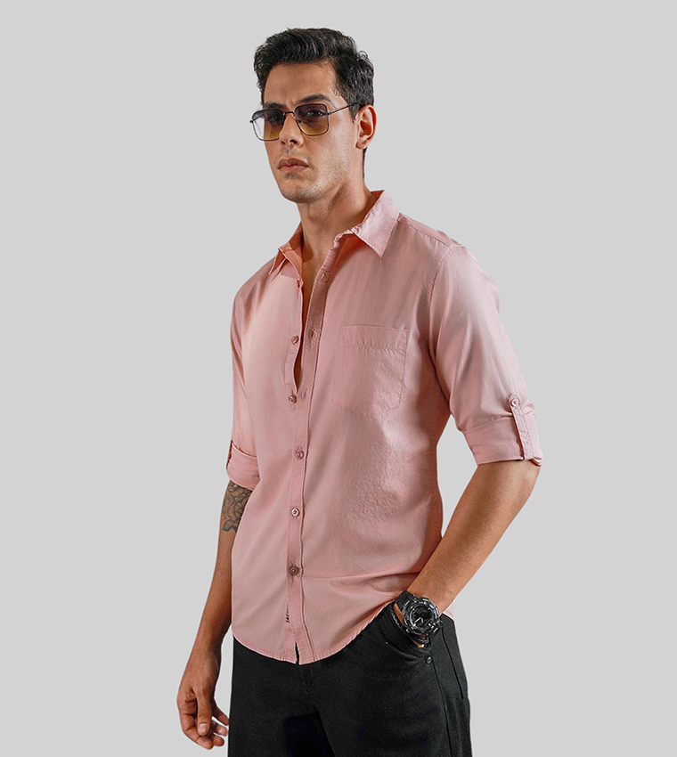 Solid Long Sleeves Shirt
