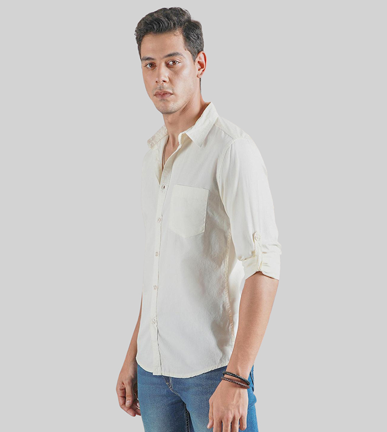 Solid Long Sleeves Shirt