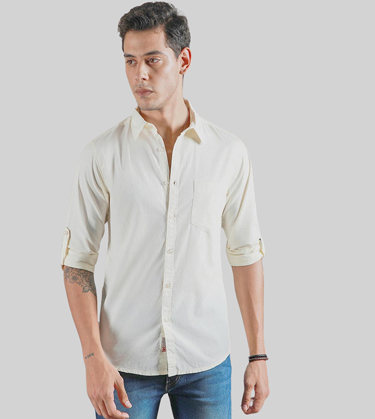 Solid Long Sleeves Shirt