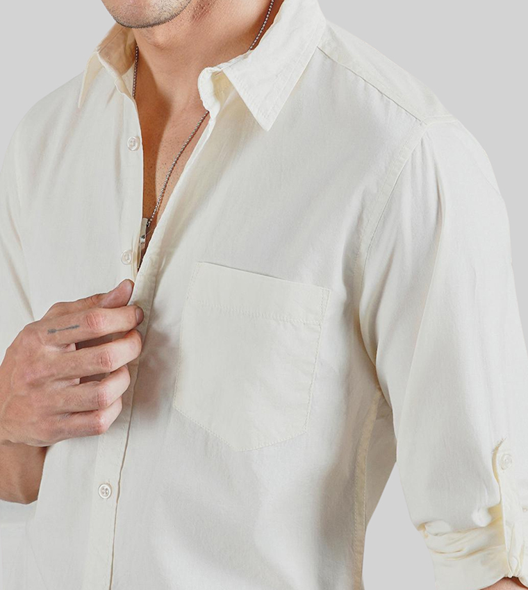 Solid Long Sleeves Shirt