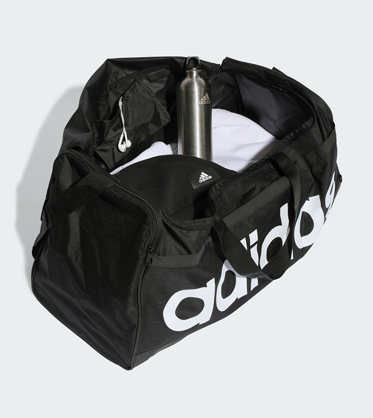 Buy Adidas LINEAR Logo Detail Duffle Bag In Black 6thStreet Bahrain