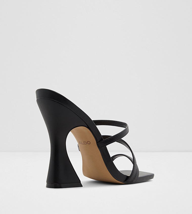 Buy Aldo Hugar Square Toe Chunky Heeled Sandals Pillow Walk