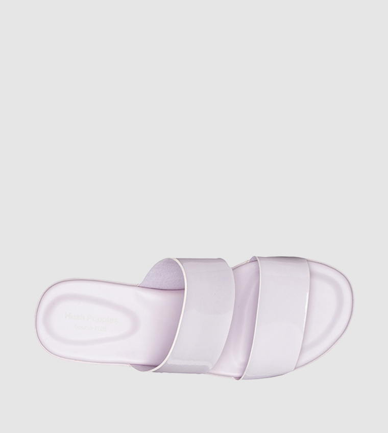 Buy Hush Puppies Brite Jells Slide Open Toe Sandal In Purple