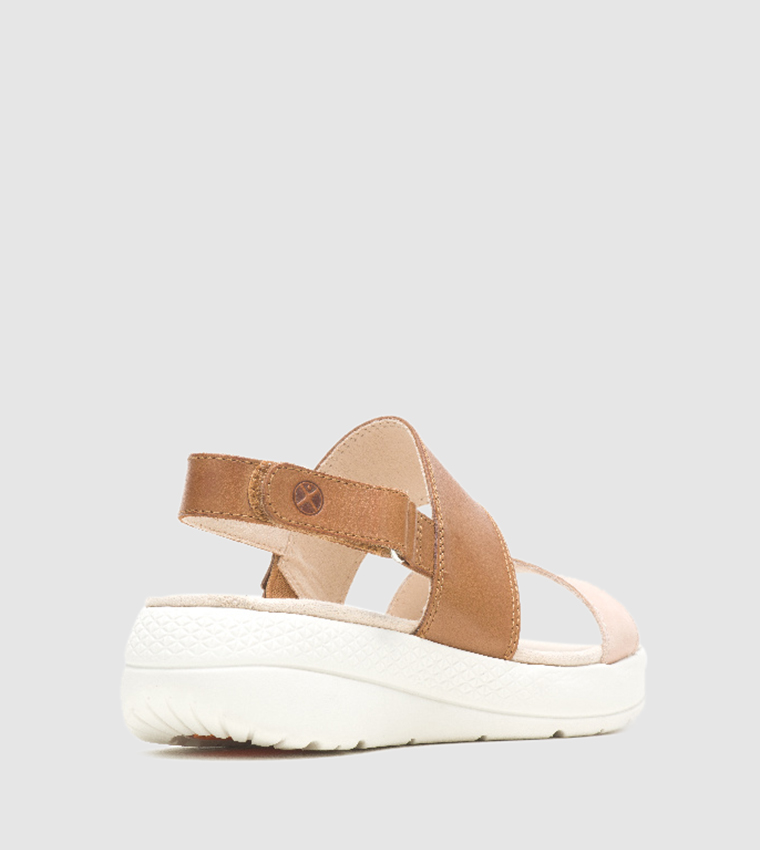 Breathe Peep Toe Slingback Wedge Sandals