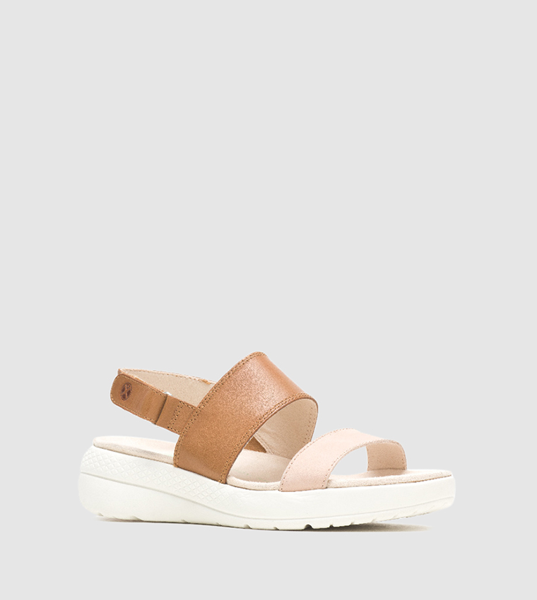 Breathe Peep Toe Slingback Wedge Sandals