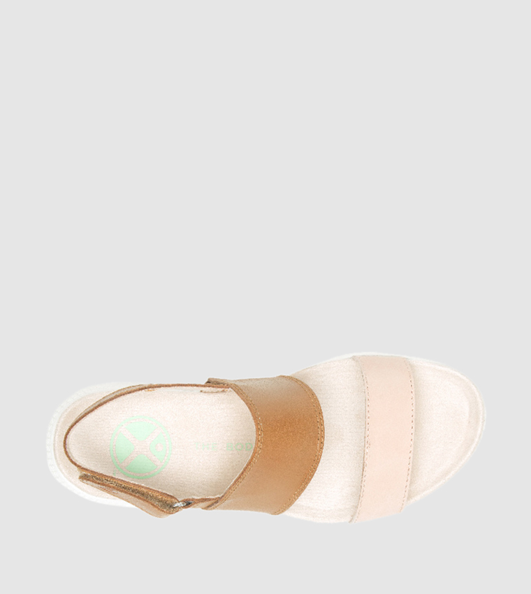 Breathe Peep Toe Slingback Wedge Sandals