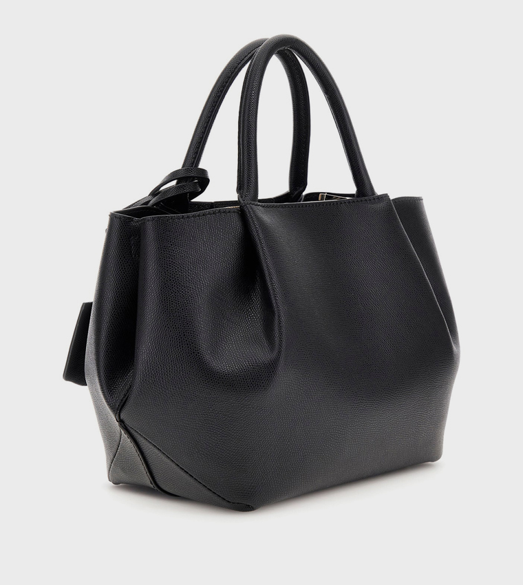 AMORETTE Textured Satchel Bag