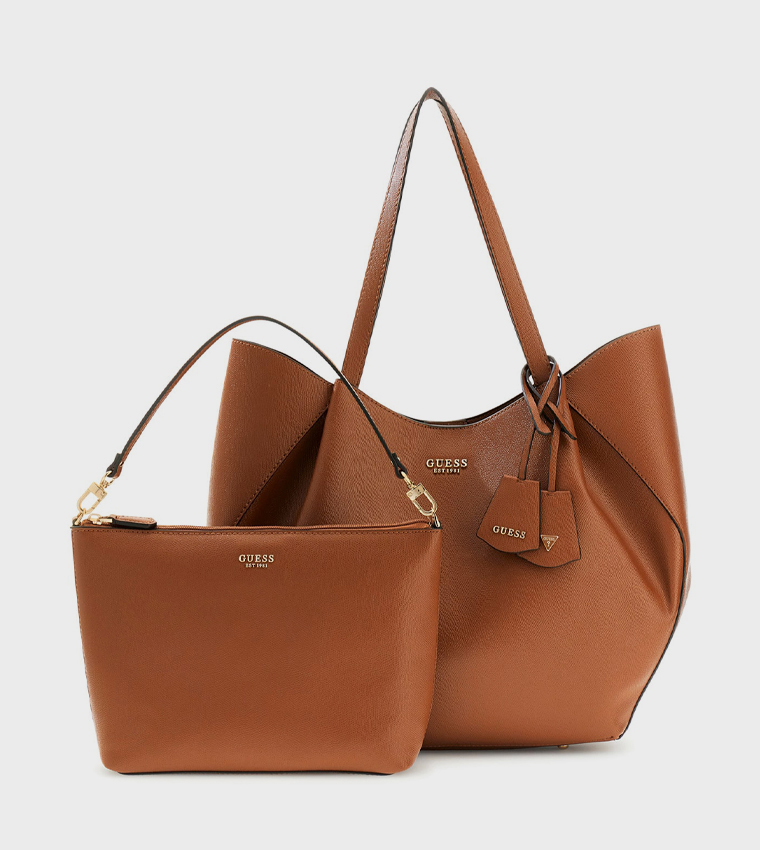 AMORETTE Logo Detail Tote Bag Set