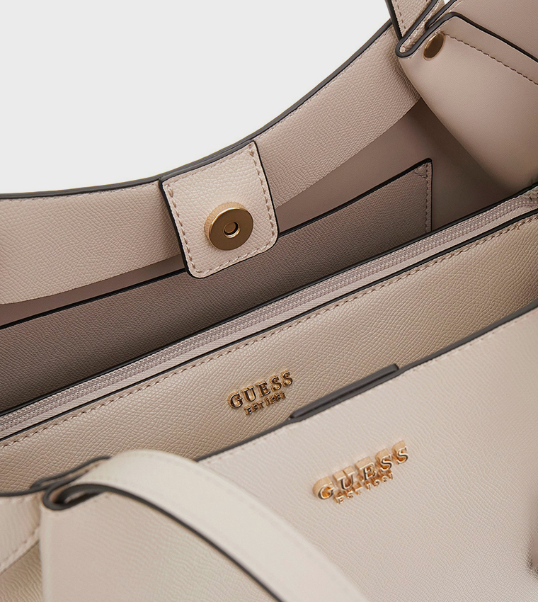 AMORETTE Logo Detail Tote Bag Set