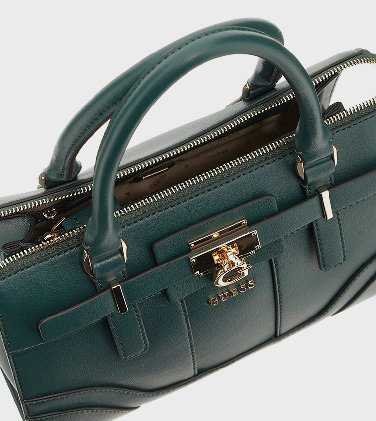 GREYSON II Logo Detail Satchel Bag