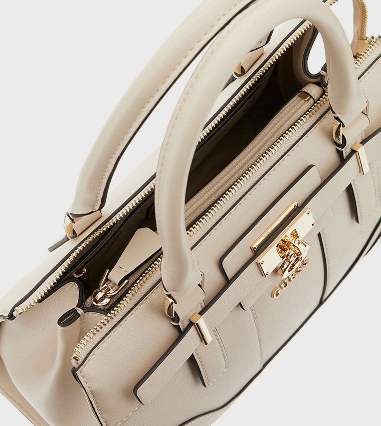 GREYSON II Logo Detail Satchel Bag