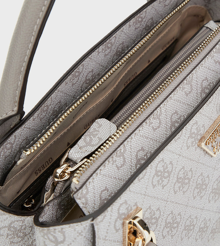 NOELLE II Monogram Patterned Satchel Bag