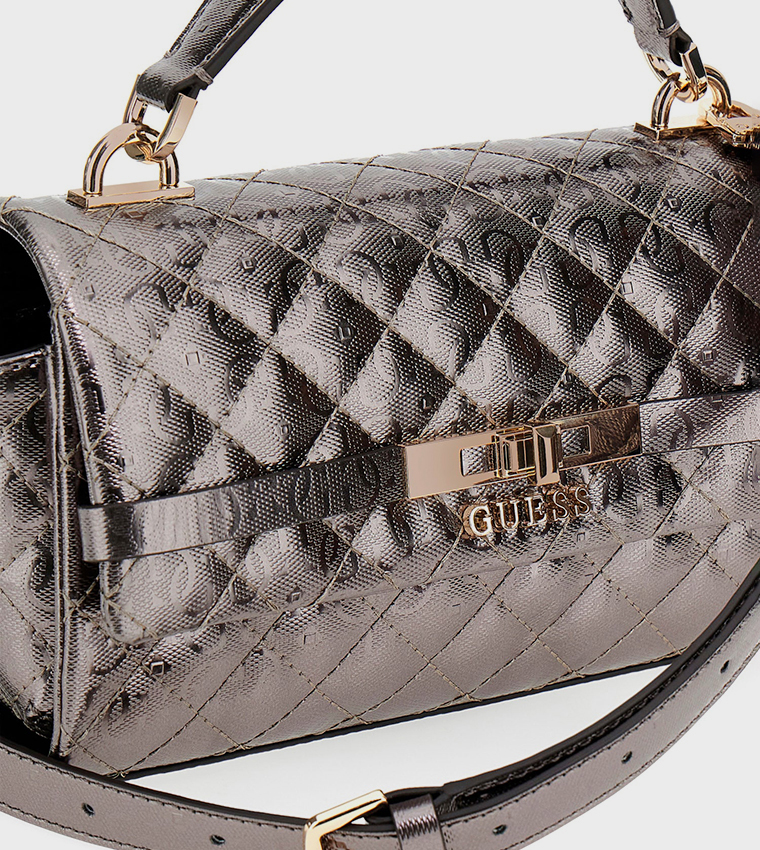 IDRA Quilted Top Handle Bag