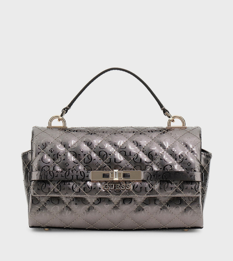 IDRA Quilted Top Handle Bag