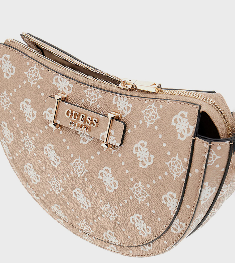 SILIA Monogram Patterned Crossbody Bag