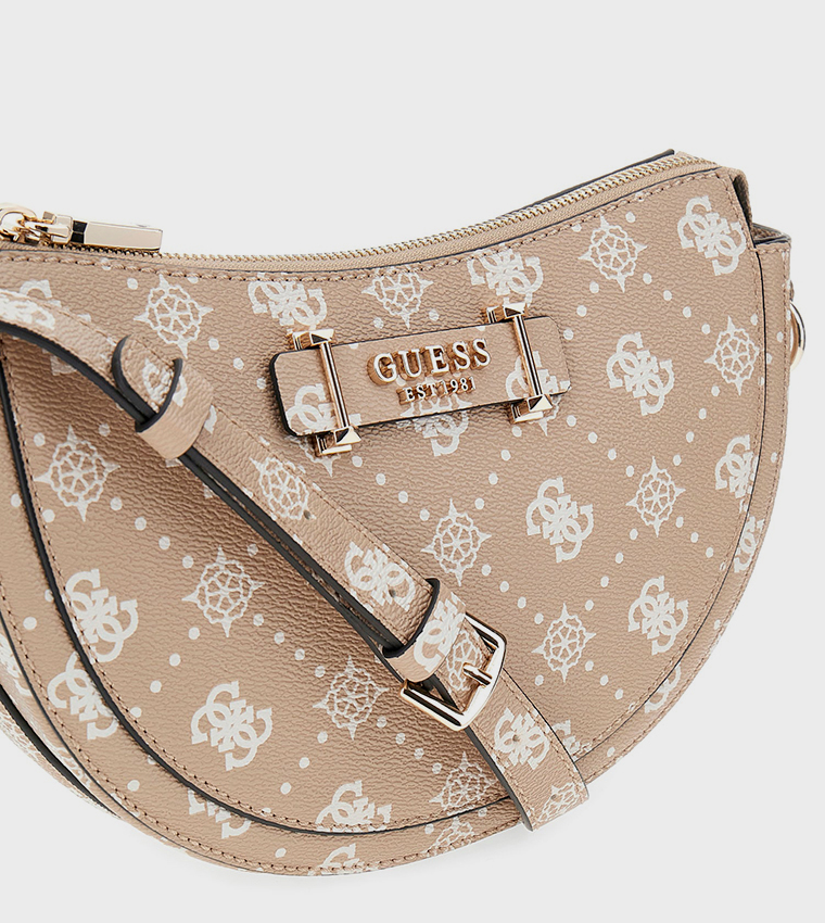 SILIA Monogram Patterned Crossbody Bag