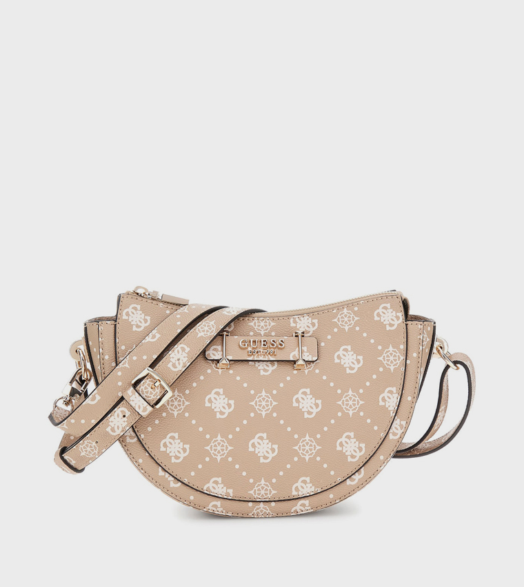 SILIA Monogram Patterned Crossbody Bag