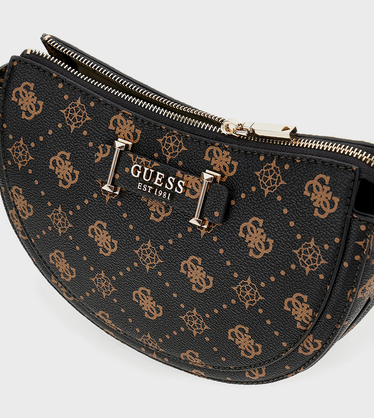 SILIA Monogram Patterned Crossbody Bag