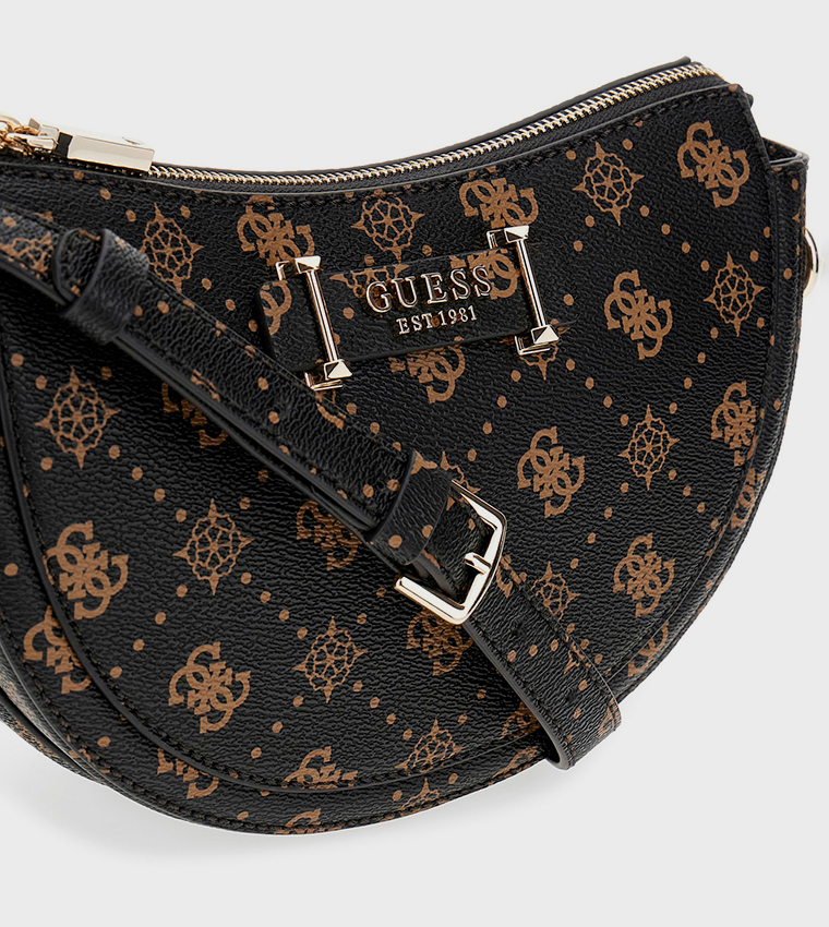 SILIA Monogram Patterned Crossbody Bag