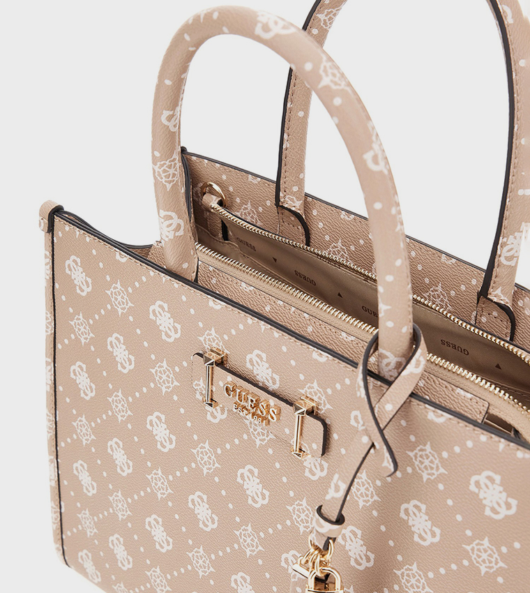 SILIA Monogram Patterned Tote Bag