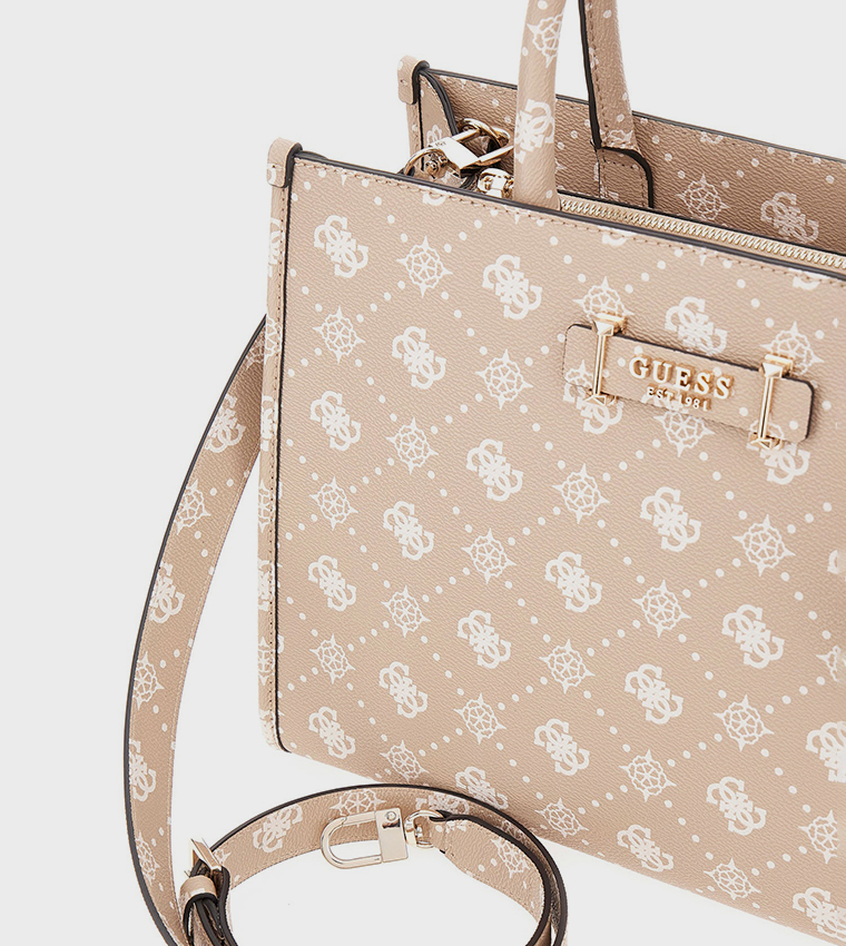 SILIA Monogram Patterned Tote Bag
